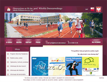 Tablet Screenshot of gimnazjum81.pl